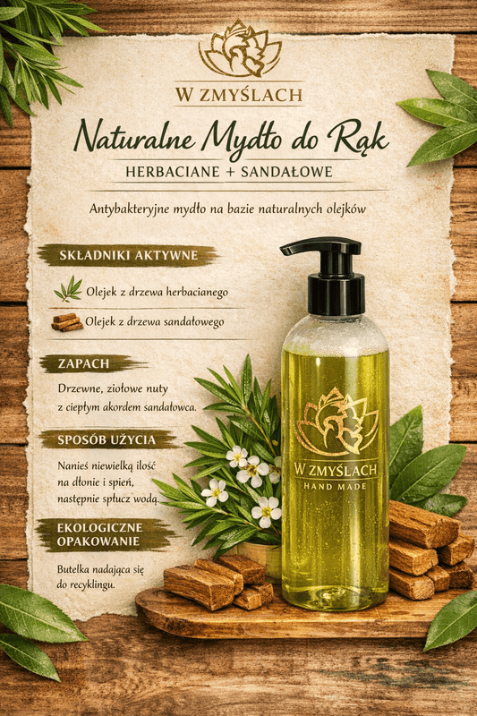Herbal Purity Man 300ml - Naturalne Mydło Oczyszczające dla Mężczyzn - W Zmysłach