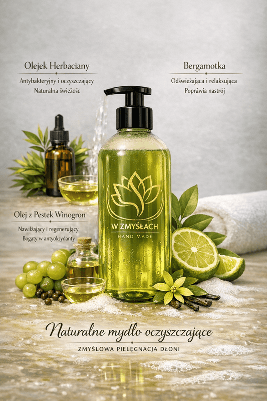 Herbal Purity Woman 300 ml - Naturalne oczyszczające mydło do dłoni - W Zmysłach
