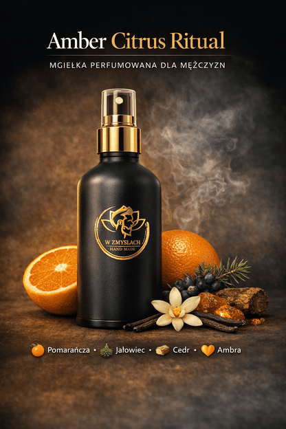 "Citrus Amber Ritual" 100ml - Mgiełka perfumowana dla mężczyzn - W Zmysłach