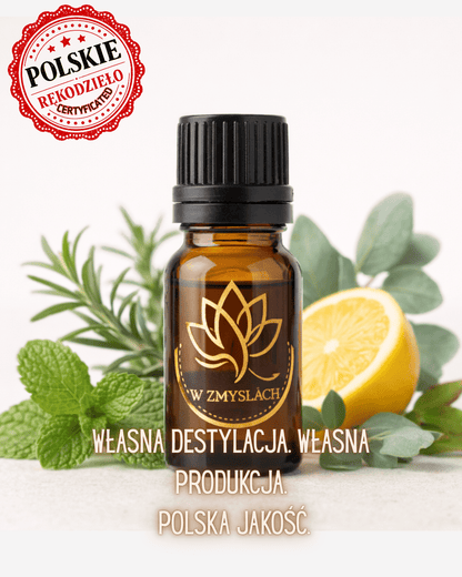 "Energia i fokus w kroplach"10ml - autorska eko - mieszanka olejków eterycznych - W Zmysłach