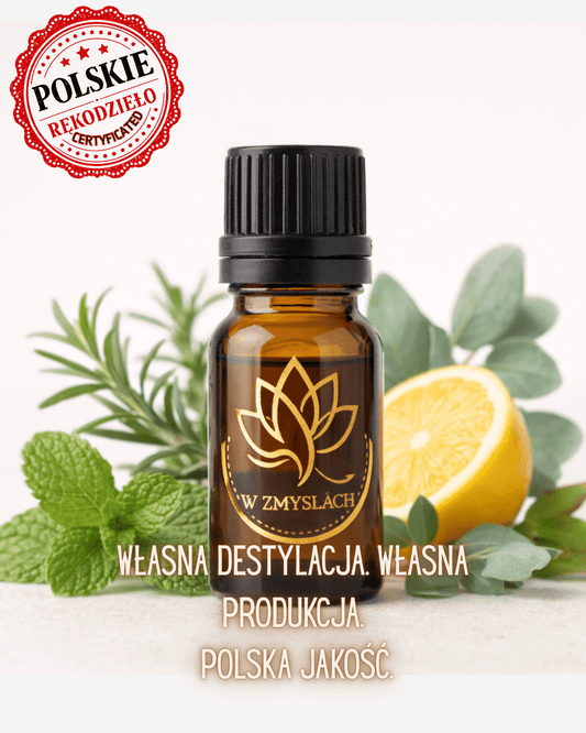 "Energia i fokus w kroplach"10ml - autorska eko - mieszanka olejków eterycznych - W Zmysłach