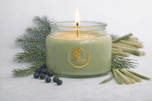 "Forest Spa" 330ml/50h palenia - zapachowa świeca sojowa. Sosna, świerk, las - W Zmysłach