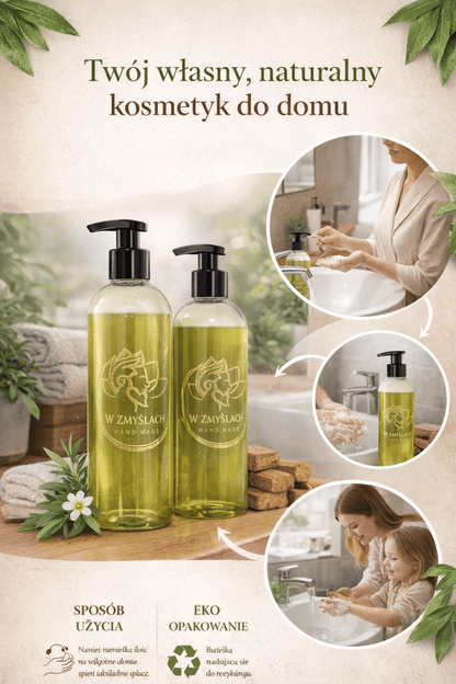 Herbal Purity Man 300ml - Naturalne Mydło Oczyszczające dla Mężczyzn - W Zmysłach