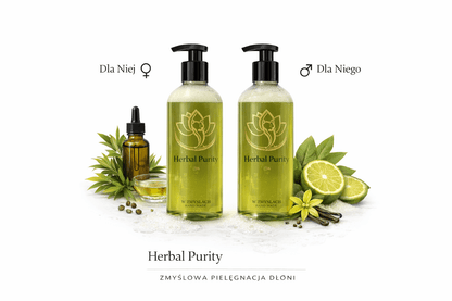Herbal Purity Man 300ml - Naturalne Mydło Oczyszczające dla Mężczyzn - W Zmysłach