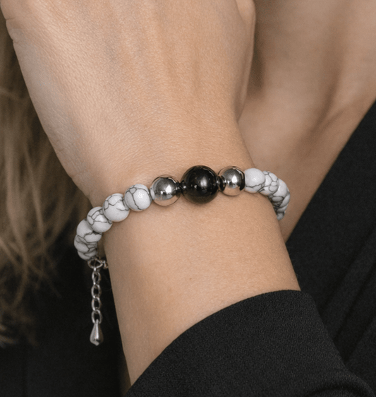 Howlite Ombre - Bransoletka Damska - W Zmysłach