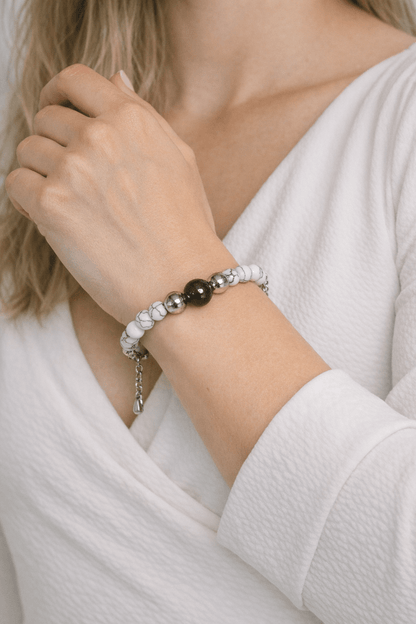 Howlite Ombre - Bransoletka Damska - W Zmysłach