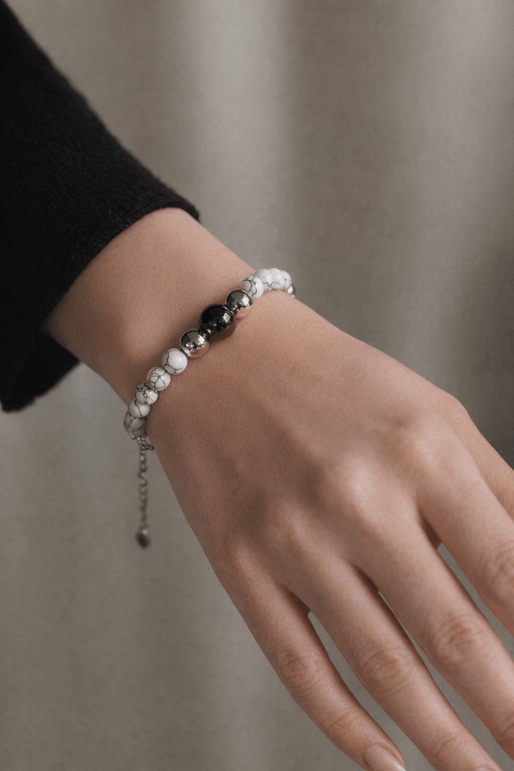 Howlite Ombre - Bransoletka Damska - W Zmysłach