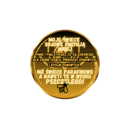 "Maison Rose" 200ml - Świeca sojowa o zapachu róży (ok. 35h palenia) - W Zmysłach