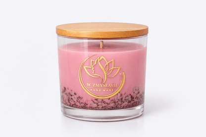 "Maison Rose" 200ml - Świeca sojowa o zapachu róży (ok. 35h palenia) - W Zmysłach
