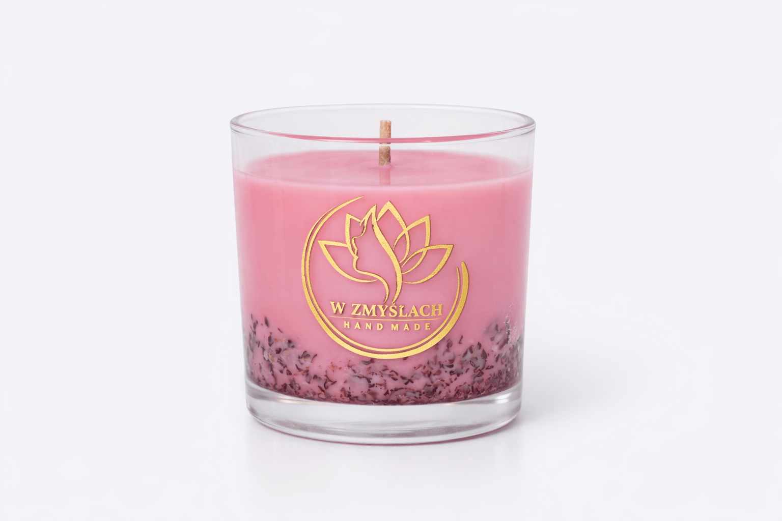 "Maison Rose" 200ml - Świeca sojowa o zapachu róży (ok. 35h palenia) - W Zmysłach