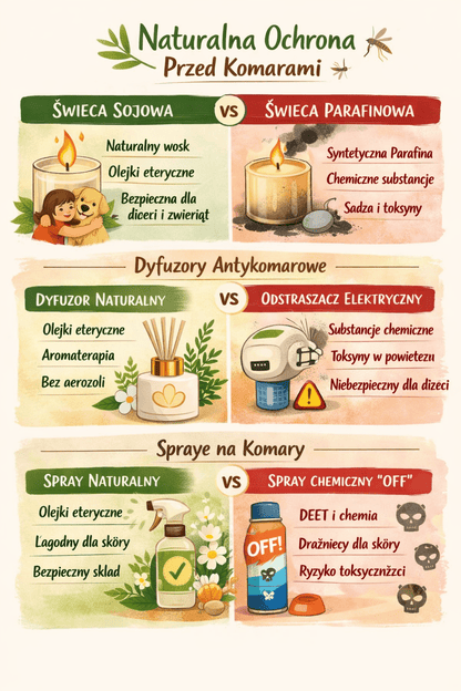 Mosquito Spirit 100 ml - dyfuzor patyczkowy przeciwko komarom, naturalny - W Zmysłach