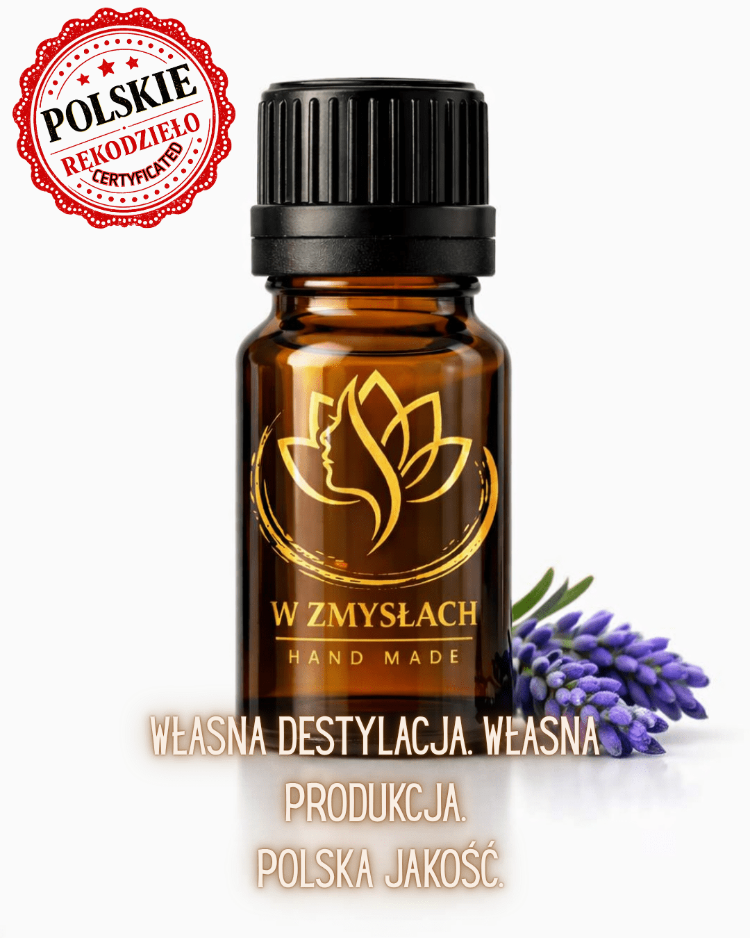 Olejek lawendowy - 100% naturalny, ekologiczny, destylowany własnoręcznie. - W Zmysłach