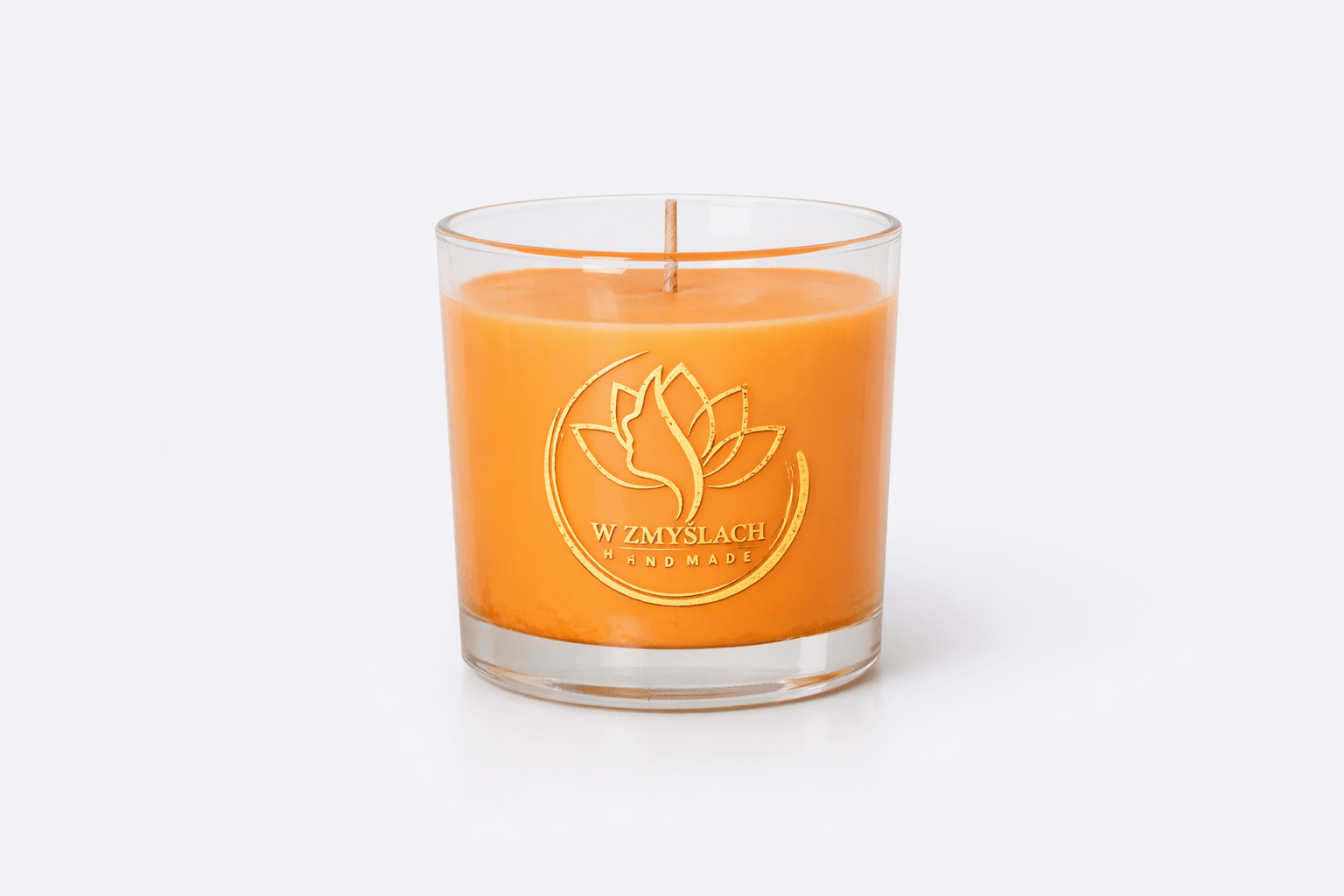 "Orange Bloom" 200ml. - Świeca sojowa o zapachu pomarańczy (czas palenia ok. 35h) - W Zmysłach