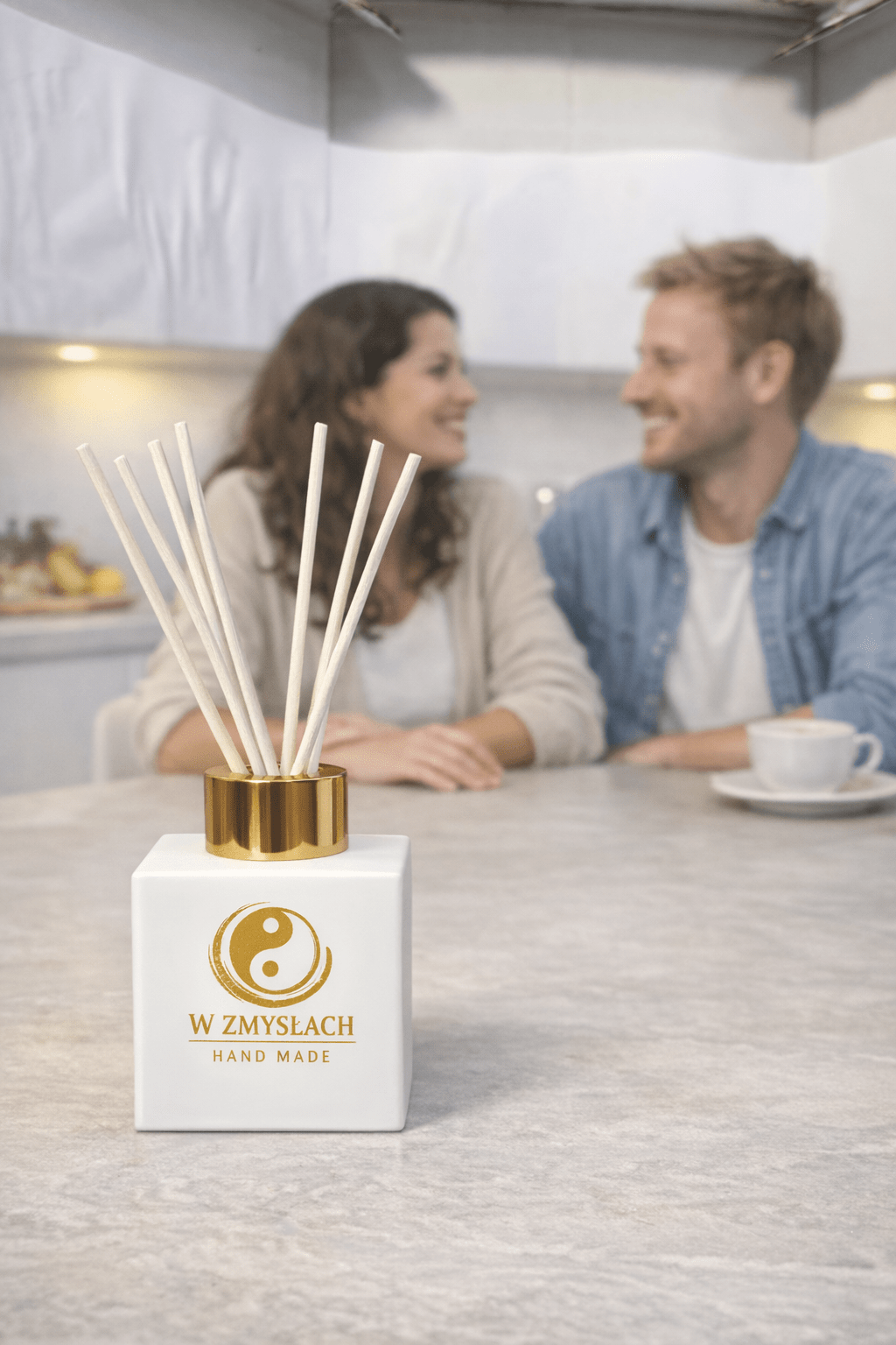 SKIN & WOOD – Dyfuzor zapachowy, patyczkowy - Unisex Signature zapach uniwersalny - W Zmysłach