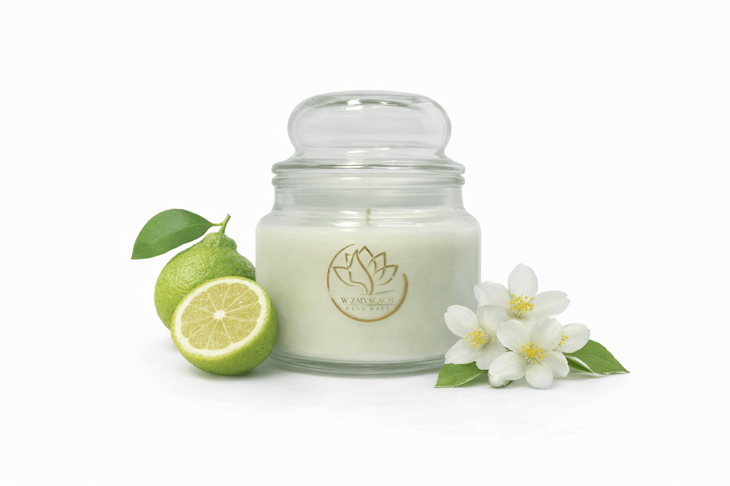 "SOFT BLOOM" 330 ml - Świeca zapachowa sojowa. Bergamotka, Jaśmin. Dla niej. - W Zmysłach