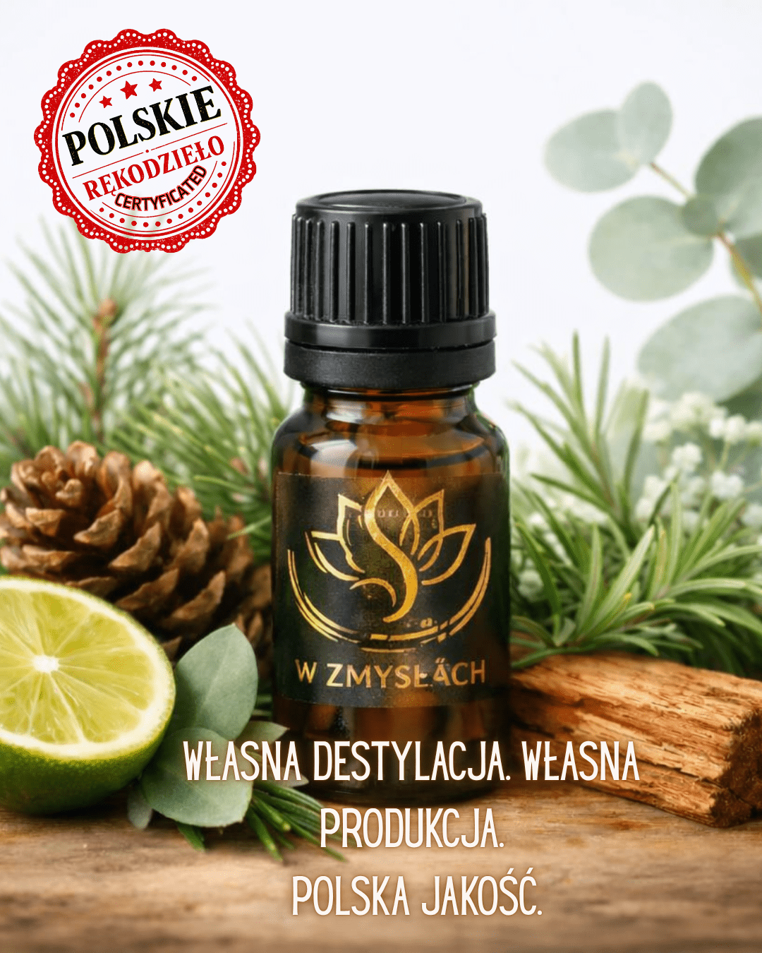 "Spokój w Kroplach" 10 ml - Mieszanka olejków eterycznych na stres - W Zmysłach