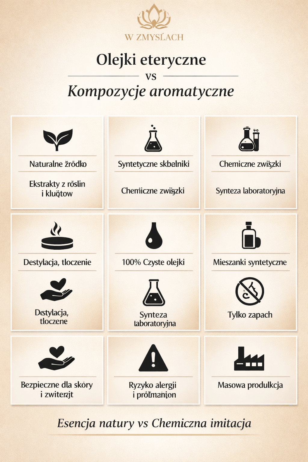 "Spokój w Kroplach" 10 ml - Mieszanka olejków eterycznych na stres - W Zmysłach