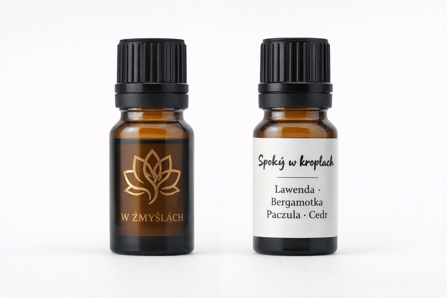 "Spokój w Kroplach" 10 ml - Mieszanka olejków eterycznych na stres - W Zmysłach
