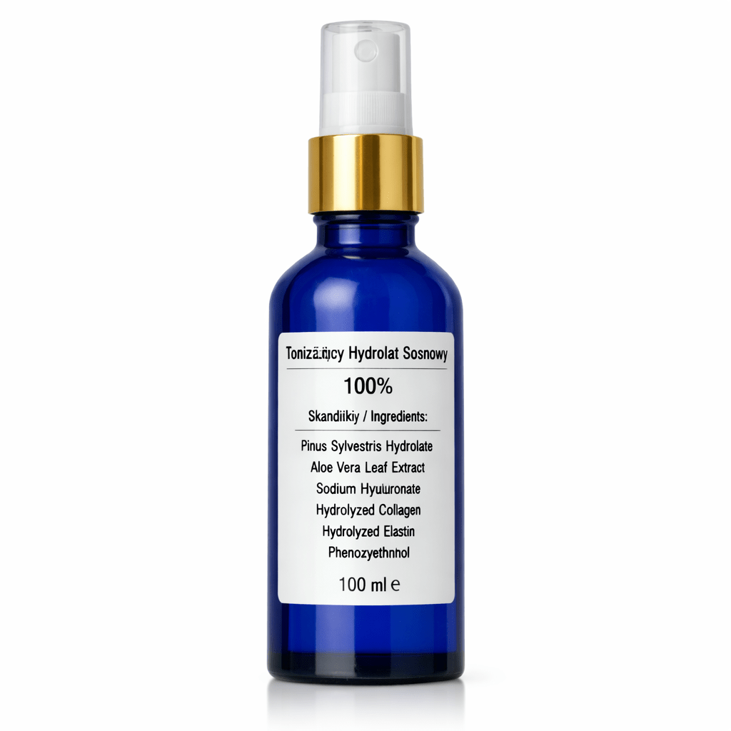 "Tonizujący hydrolat sosnowy"100ml - Ręcznie robiony, ekologiczny, bezpieczny - W Zmysłach