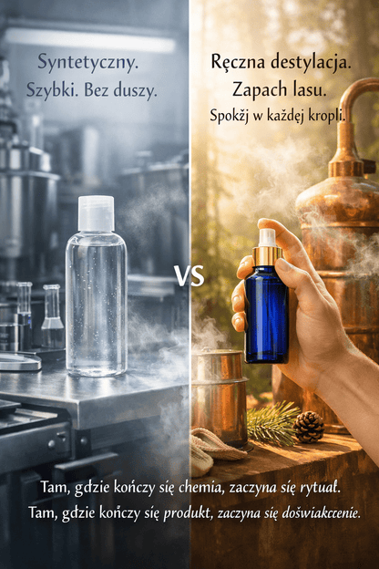 "Tonizujący hydrolat sosnowy"100ml - Ręcznie robiony, ekologiczny, bezpieczny - W Zmysłach