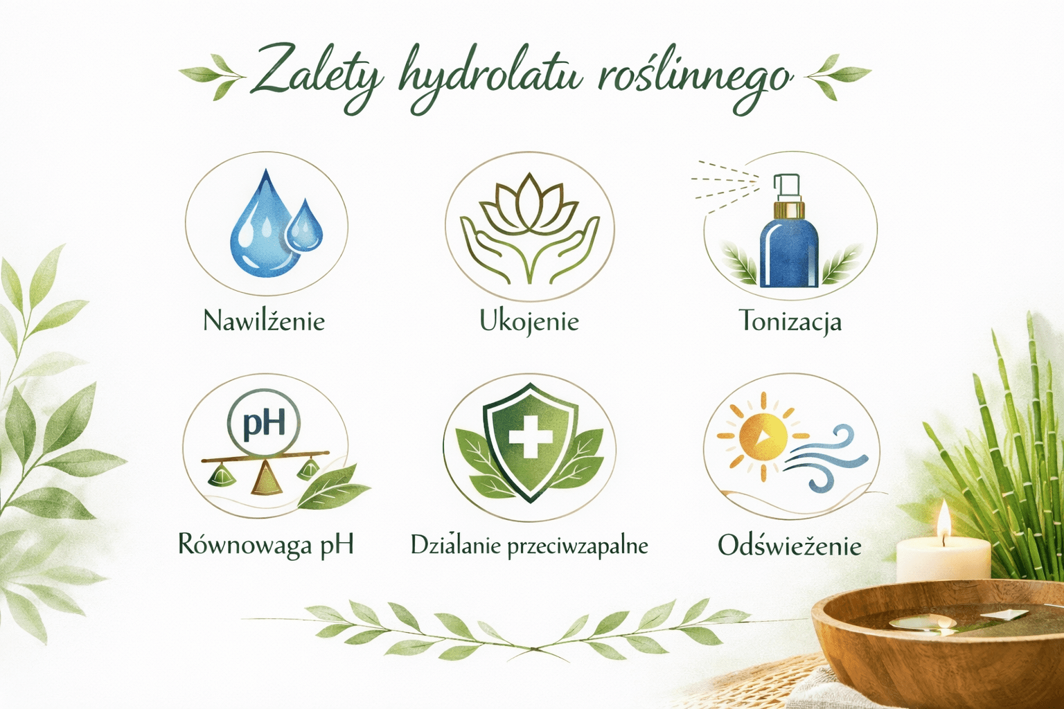 Tonizujący hydrolat ze skrzypu polnego100ml - z własnej desylacji,ekologiczny - W Zmysłach