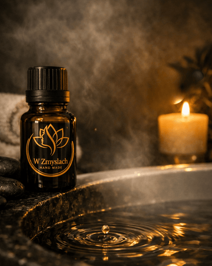 "Ulga w kroplach" 10ml - naturalna mieszanka olejków eterycznych na ból głowy - W Zmysłach