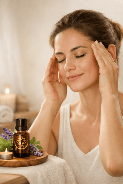 "Ulga w kroplach" 10ml - naturalna mieszanka olejków eterycznych na ból głowy - W Zmysłach