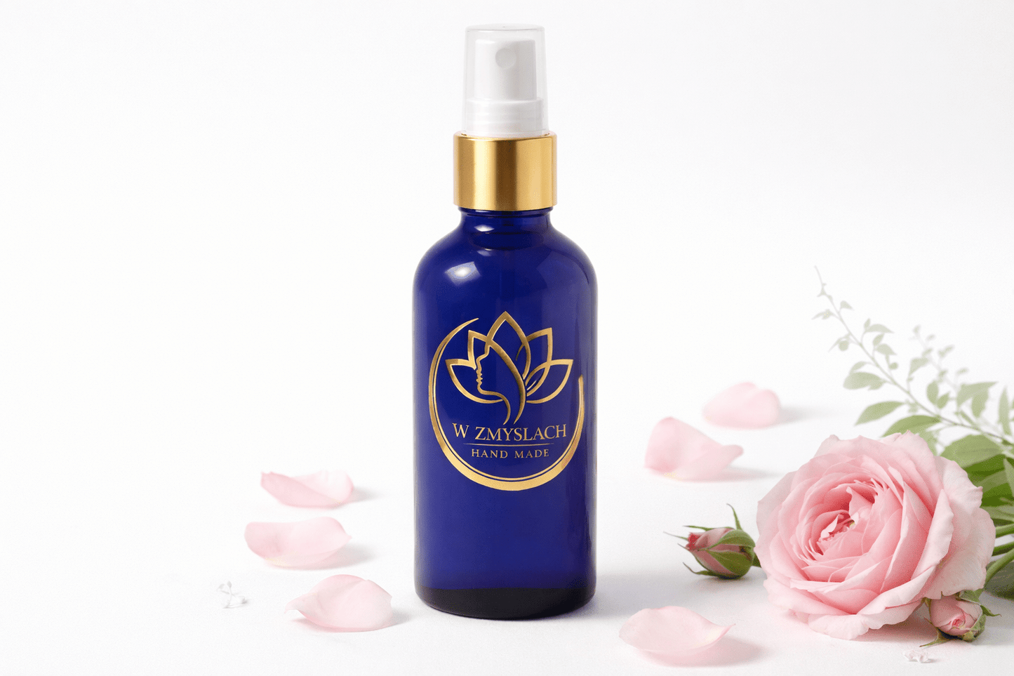 Woda różana – 100ml hydrolat z róży, eko tonik, odświeżenie, HAND MADE - W Zmysłach