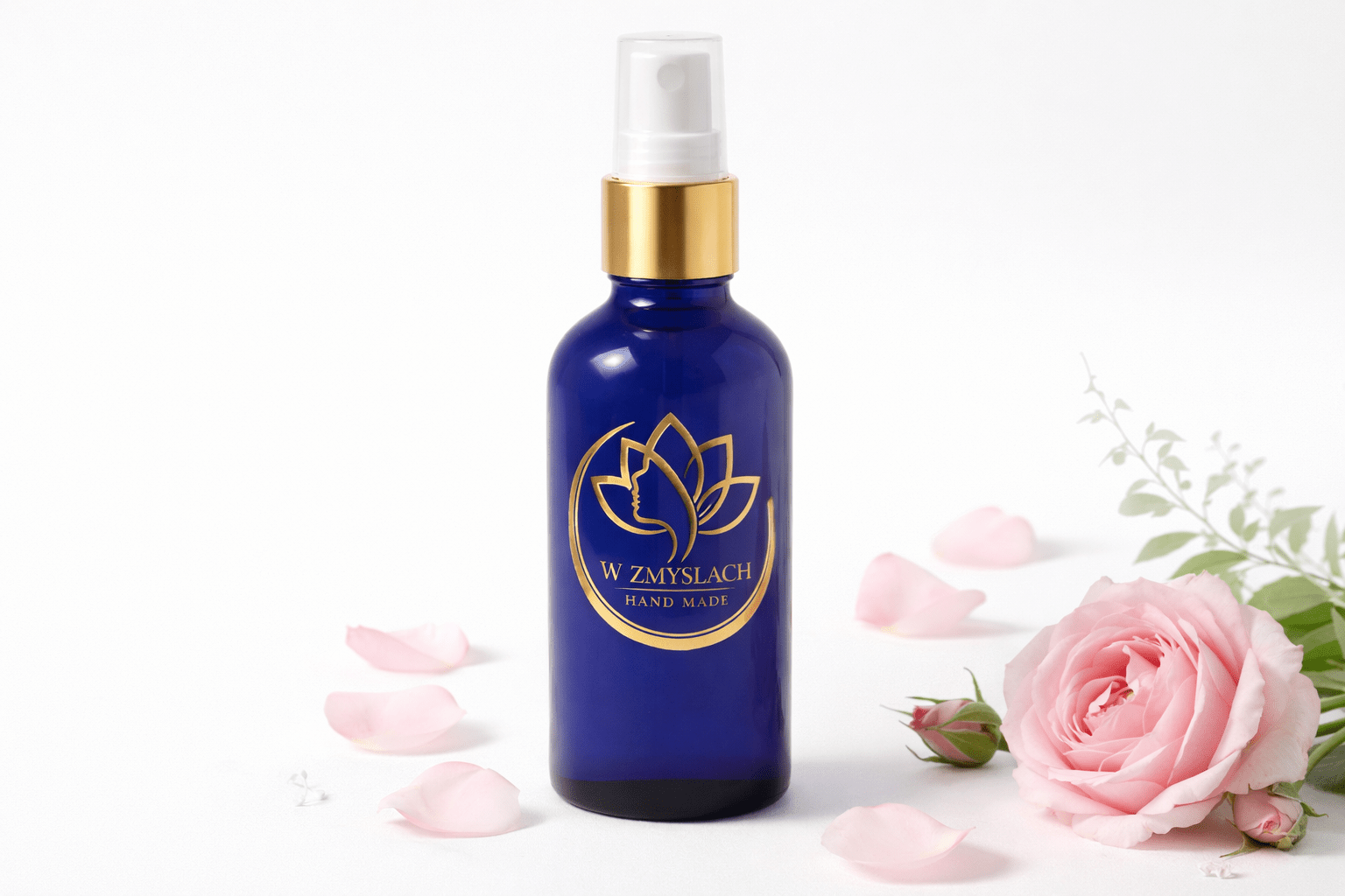 Woda różana – 100ml hydrolat z róży, eko tonik, odświeżenie, HAND MADE - W Zmysłach